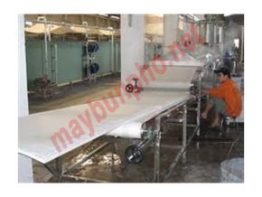 Máy tráng hủ tiếu tươi cắt sợi